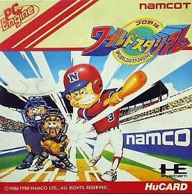 Pc Engine Hu Card Software Rank B Professional Baseball World Stadium JPN Ver. L