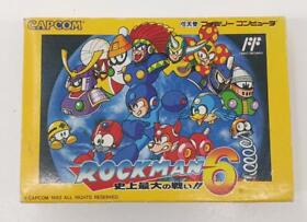 41-60 Capcom Rockman 6 The Greatest Battle In History Famicom Software