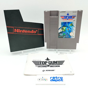 Top Gun Second Mission + Notice / Nintendo NES / PAL B / FAH-1