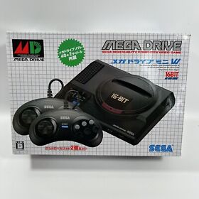 SEGA Mega Drive (Genesis) Mini W Console Set(box/manual,cable) 42 Games Open Box