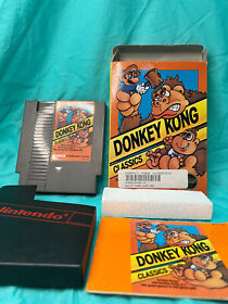 Donkey Kong Classics (Nintendo NES 1988) Auténtico COMPLETO EN CAJA Acción manual