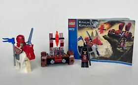 LEGO Knights' Kingdom 8873 Fireball Catapult  100% Complete w/ Manual
