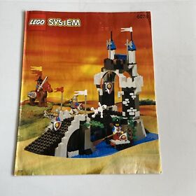 Lego Instruction Manual Book for Castle Knights Set 6078 Royal Drawbridge