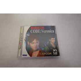 Resident Evil CODE Veronica (Sega Dreamcast, 2000) - Tested Working Broken Case	