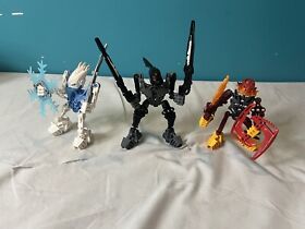 Lego Bionicle Agori Set Of 3, Aktakus Raanu And Metus Complete