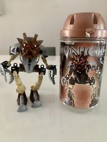 LEGO Bionicle Toa Nuva 8568: Pohatu Nuva (complete) with Canister, NO manual