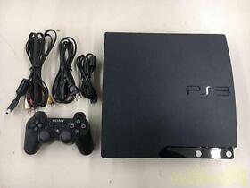 Sony PlayStation 3 PS3 console 120GB Black CECH-2100A with controller cables