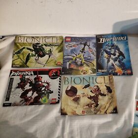 Lot of 5 Lego Bionicle *** Manuals Only *** 8746 8901 70794 8531 8916