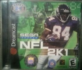 NFL 2K1 Sega Dreamcast Video Game Complete