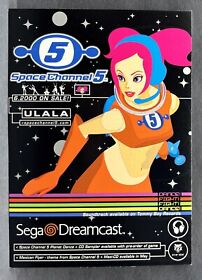 Postcard Space Channel 5 Ulala Sega Dreamcast Video Game Advertising Female 2000