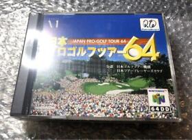 NEW! SUPER RARE Nintendo 64DD Japan Pro Golf Tour 64 N64DD 2000 Japan retro N64