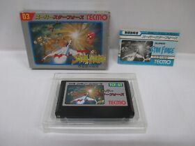 NES -- SUPER STAR FORCE Jikureki no Himitsu -- Box. Famicom, JAPAN Game. 10283