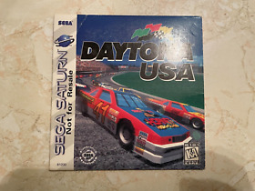 Daytona USA (Sega Saturn, 1995) CIB COMPLETE ** NOT FOR RESALE **