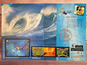 Rayman 2 Sega Dreamcast PS2 Playstation 2 Nintendo 64 Promo Ad Print Poster (B)