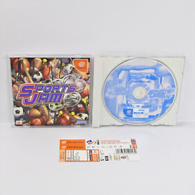 Dreamcast SPORTS JAM with SPINE CARD * Sega Japan Game 2409 dc