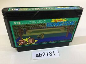 ab2131 Tag Team Pro Wrestling NES Famicom Japan
