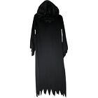 Grim Reeper Child Large 12-14 Black With Hood Suit Yourself Halloween Costume