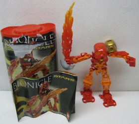 Lego Bionicle: Tahu 7116 Complete w Canister Manual & Gold Mask Cracked Sword