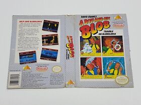 A Boy and his Blob NES Rental Cut Box ONLY *DAMAGED