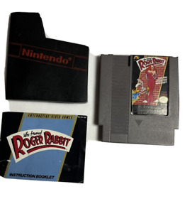 Nintendo NES Who Framed Roger Rabbit With Instruction Booklet