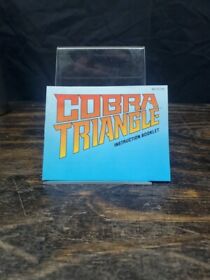 Folleto de instrucciones Nintendo Cobra Triangle NES solo manual