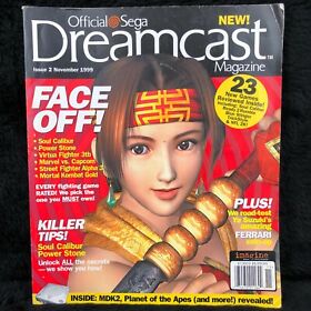 Vintage Official SEGA Dreamcast Magazine November 1999 Issue 2 Fists of Fury