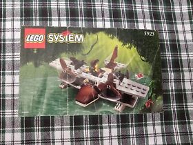 Lego System 5925 Pontoon Plane Adventurers Jungle Instruction Manual Only 1999