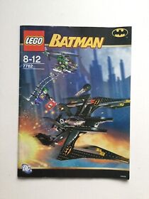 Lego Batman The Batwing: The Joker's Aerial Assault 7782 Instruction Manual 