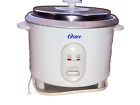 Oster Food Steamer Rice Cooker  White 3 piece double handle with lid Model 4718