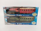 Teamsters Steam Trian Light and Sound Model 1:55 Model Train Sets Of 2 