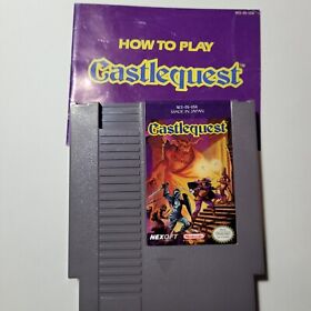 Castlequest - Loose w/ Manual - Good - NES