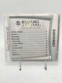 Suzuki Alstare Extreme Racing (Sega Dreamcast, 1999) Complete & Tested