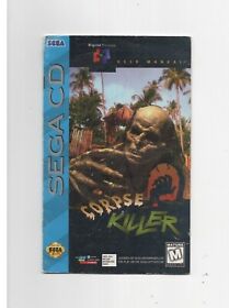 Corpse Killer Sega CD MANUAL ONLY Authentic
