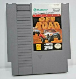 Ivan Ironman Stewarts Super Off Road and Manual NES Game (Nintendo, Nes )