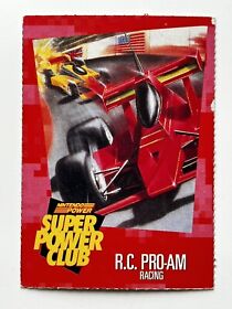 Nintendo Power Super Power Club Card R.C. PRO-AM RACING #35 NES Red NIN