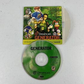 Generator Vol. 2 (Sega Dreamcast) Disc And Original Sleeve 