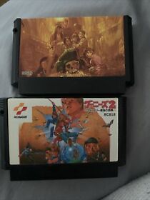 Famicom Goonies 1 & 2 Japan FC games US Seller