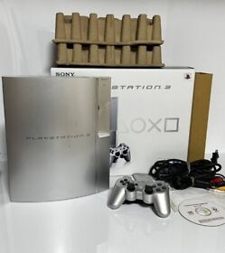 PLAYSTATION 3 (80GB) PS3 sony Silver  japan with Box