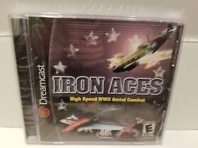 "Iron Aces" (Dreamcast 2001) NEW FACTORY SEALED W/Y-Folds Dreamcast exclusive