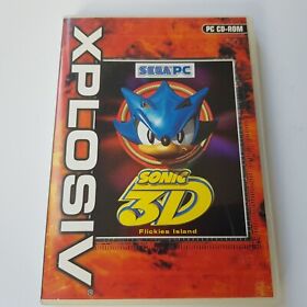 PC Game Xplosiv Sonic the Hedgehog 1998 version 3D Flickies Island Sega CD-ROM