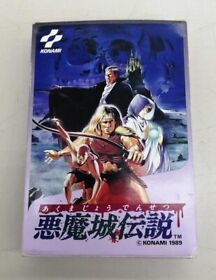 Akumajo Densetsu Castlevania 3 Famicom FC JP Action Adventure Battle Game 1989