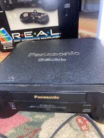 R.E.A.L. 3DO PANASONIC IN BOX W ALL INSERTS TESTED COMPLETE NICE SYSTEM