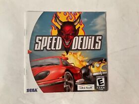 *Manual Only* Sega Dreamcast *Speed Devils* Racing Fighting Game DC **OEM**