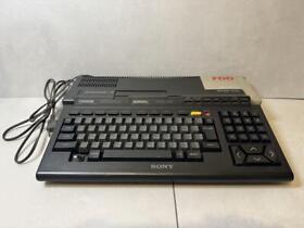 SONY MSX2 HB-F1XDmk2  HIT BIT HOME COMPUTER Black Console Tested