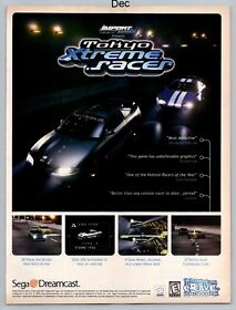 Tokyo Xtreme Racer Sega Dreamcast Crave Game Promo 1999 Full Page Print Ad