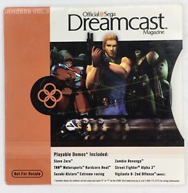 Official Sega Dreamcast Magazine Demos Disk Jan 2000 Vol. 3 Video Games O