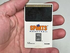 TV Sports Basketball - Authentic Turbografx 16 Game HuCard