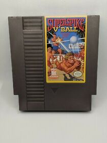 vintage SUPERSPIKE V'BALL NINTENDO NES game cart only VOLLEYBALL Four Player