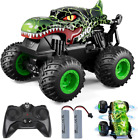 LODBY RC Monster Trucks, 2.4Ghz Remote Control Car for Kids Boys, Dinosaur RC