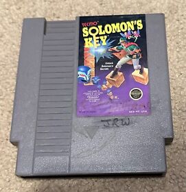 SOLOMON'S KEY - Nintendo (Authentic) NES Game, Tested & Working